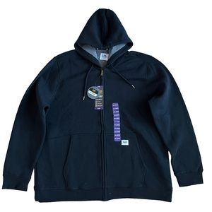 NWT Lee Black Workwear Fleece Hoodie Size XXL